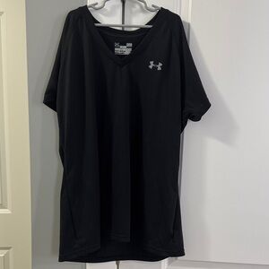 Under Armour Black V-Neck Tee